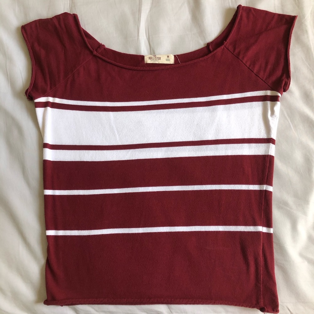 Striped Off the Shoulder Top